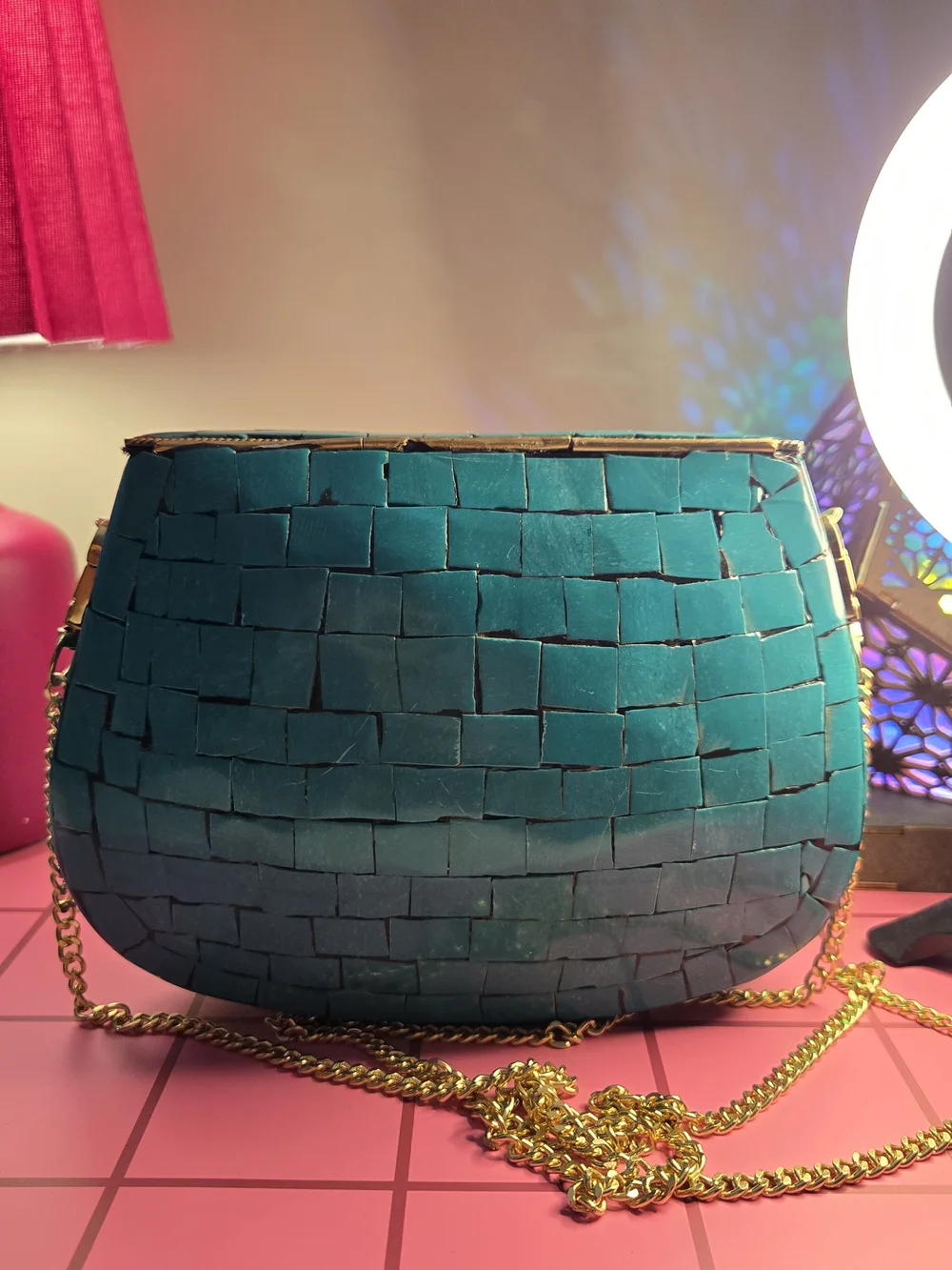 Ramla vibrant turquoise